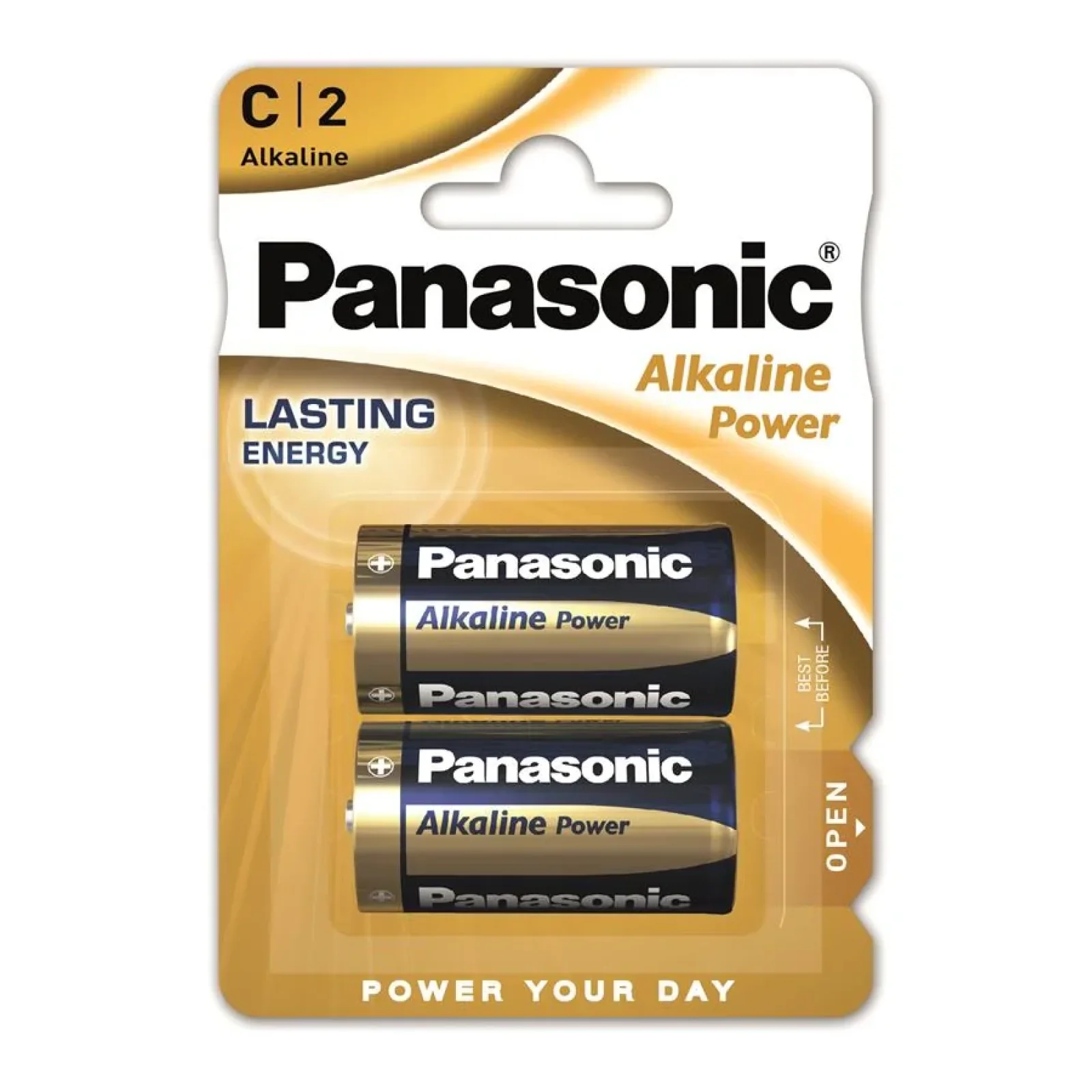 Батарейка Panasonic ALKALINE POWER C BLI 2
